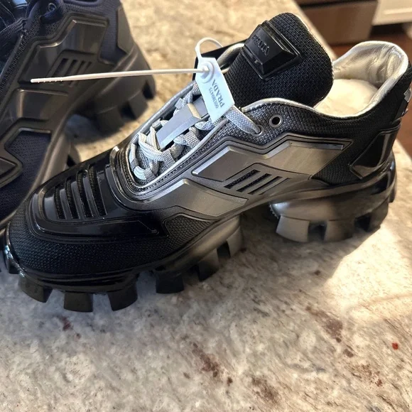Prada Cloudbust Thunder Black Silver Brand New